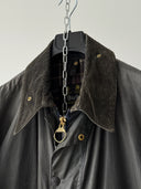 90s Barbour A205 Border Waxed Navy Jacket