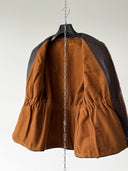 1940s WW2 Era German Brown Leather Blouson Jacket