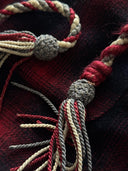 1960s Vintage England ‘Regal-Aire’ Checked Wool Smoking Robe