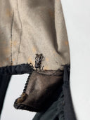 Women's Antique 19th Century Victorian Era Black Dress Corset Skirt