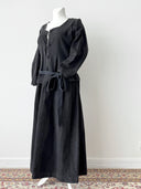 Antique 1900s European Work Women’s Cotton Maids Dress