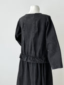 Antique 1900s European Work Women’s Cotton Maids Dress