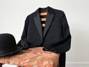 1925 Dated Dutch Bespoke Evening Black Tailcoat Frock Coat