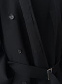 90s Issey Miyake Wool Wrap Coat