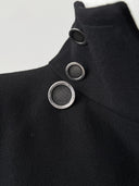 90s Issey Miyake Wool Wrap Coat