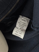 Transit Cotton Full Zip Navy Sweater