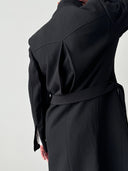 90s Issey Miyake Wool Wrap Coat