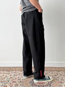 00s Prada Linea Rossa Black Pants