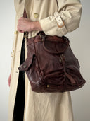 Campomaggi Italy Handmade Leather Crossbody Hand Bag