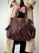 Campomaggi Italy Handmade Leather Crossbody Hand Bag