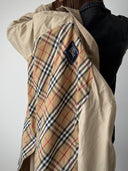 Vintage 80s Burberrys Women’s Single Raglan Balmacaan Coat