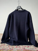 1970s Traditional Guernsey Fisherman Wool Knit Sweater