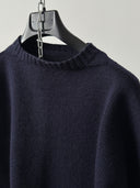 1970s Traditional Guernsey Fisherman Wool Knit Sweater