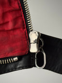 1970s Harro Kombi West Germany Leather Moto Jacket