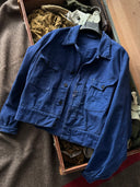 1960s French Work ‘Lutteurs’ Sanfor Thrashed Cyclist Jacket