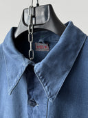 1960s Swedish Military Half Placket Work Shirt