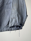 1960s Swiss Army Work Thrashed Faded Denim Chore Jacket