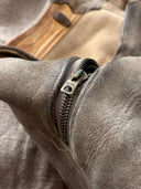 1950s German Hunting Faded Leather Shorts