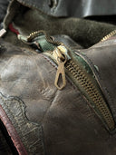 1950s German Kids 'Oktoberfest' Faded Leather Shorts