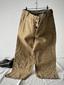 1970s Soviet Union Work Welders Hemp Pants