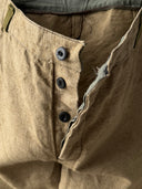 1970s Soviet Union Work Welders Hemp Pants