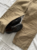 1970s Soviet Union Work Welders Hemp Pants