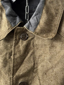 1970s Soviet Union Work Welders Heavy Hemp Jacket