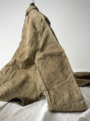 1970s Soviet Union Work Welders Heavy Hemp Jacket