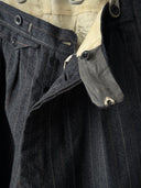 1950s European High Waisted Striped Slacks