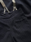 1950s European High Waisted Striped Slacks