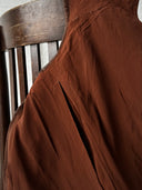 Vintage European Brown Suede Leather Vest