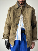 1970s Soviet Union Work Welders Heavy Hemp Jacket