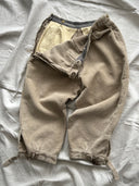 1950s German Hunting Side Zip Plus Fours Corduroy Trousers