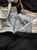 1930s European Buckle Back Black Wool Trousers