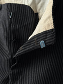 1940s European Morning Suspender Side Buckle Striped Trousers