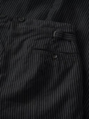 1940s European Morning Suspender Side Buckle Striped Trousers