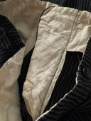 1940s European Morning Suspender Side Buckle Striped Trousers