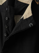 1940s British 'Peter Robinson' Tuxedo Black Wool Trousers