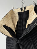 1940s Vintage European Morning Striped Trousers