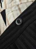 1940s British Morning Fishtail Striped Suit Trousers