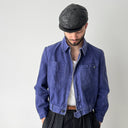 1960s Vintage French Workwear Cotton Twill Cyclist Jacket