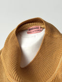 80s Hermes Paris Women’s Gold Silk Sweater