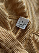 80s Hermes Paris Women’s Gold Silk Sweater