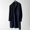 Hermes 100% Cashmere Navy Chester Coat