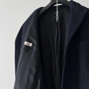 Hermes 100% Cashmere Navy Chester Coat