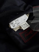 Brioni 100% Cashmere Navy Double Breasted Long Coat