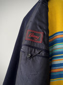 Brioni 100% Cashmere Navy Double Breasted Long Coat